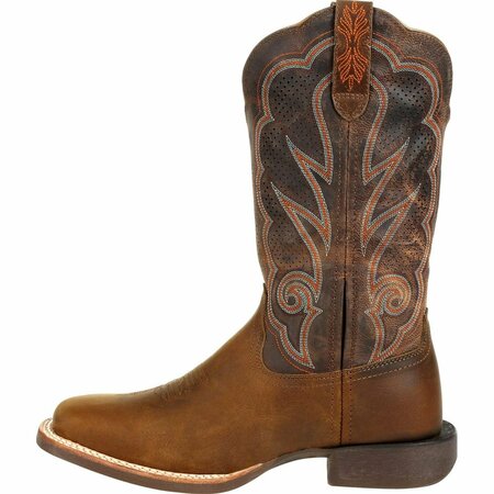 Durango Lady Rebel Pro  Women's Cognac Ventilated Western Boot, DISTRESSED COGNAC, W, Size 10 DRD0376